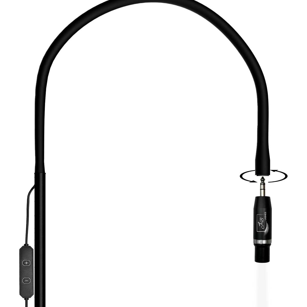 Lampe LED blanche premium | Extensions de cils | Noire