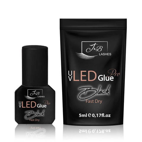 UV-LED Wimpernkleber Fast Dry | 0,3 Sekunden | Black
