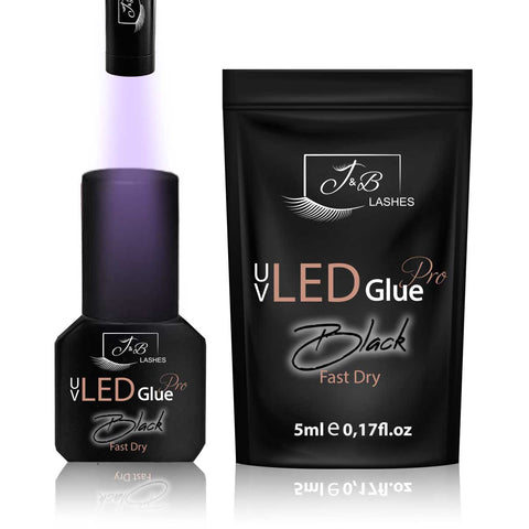 UV-LED Wimpernkleber Fast Dry | 0,3 Sekunden | Black
