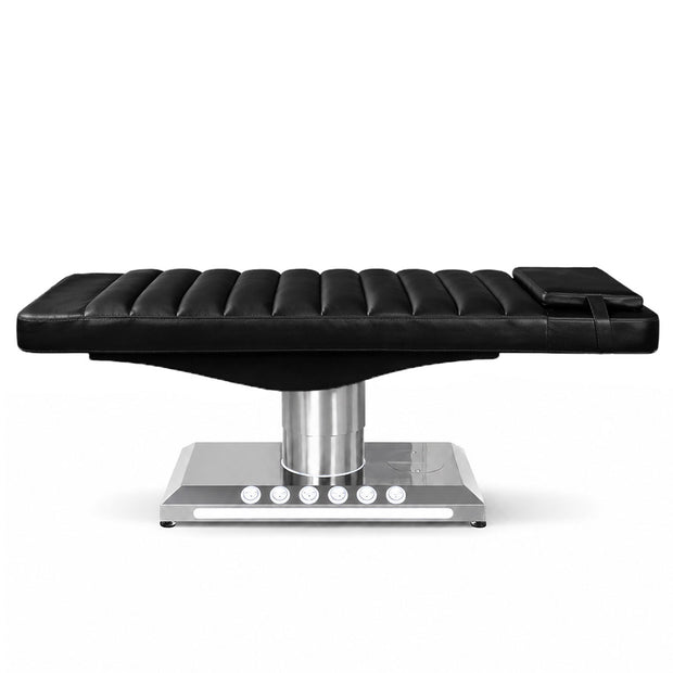 Electric beauty bed with 3 motors | Black & Silver