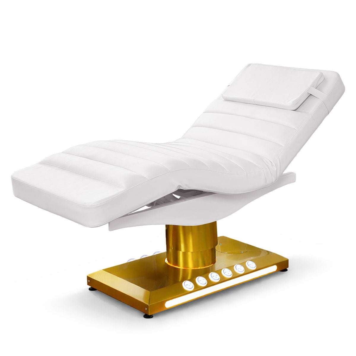 Elektrische Kosmetikliege mit 3 Motoren | Weiß & Gold