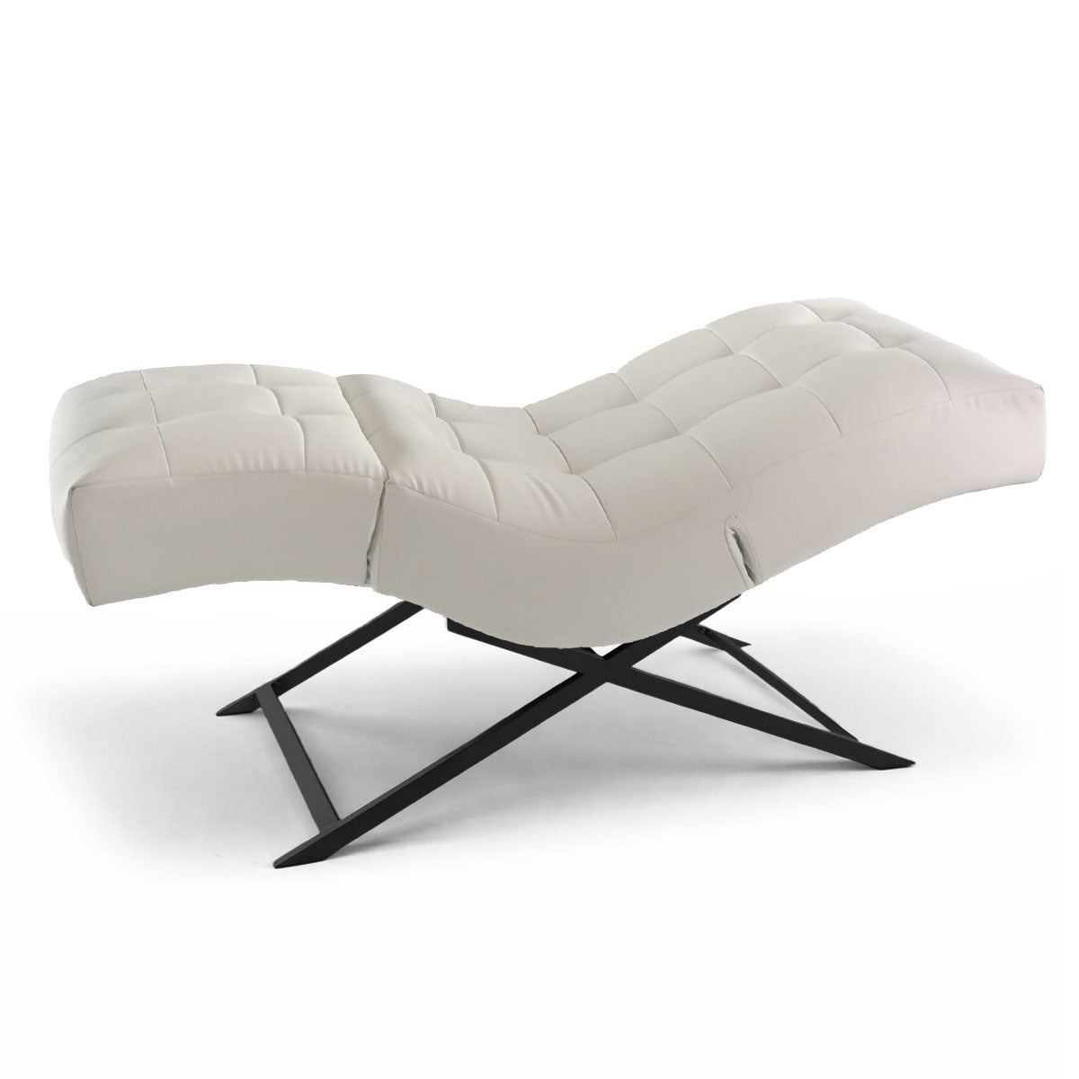 Kosmetikliege | Behandlungsliege Premium | Weiß Kunstleder