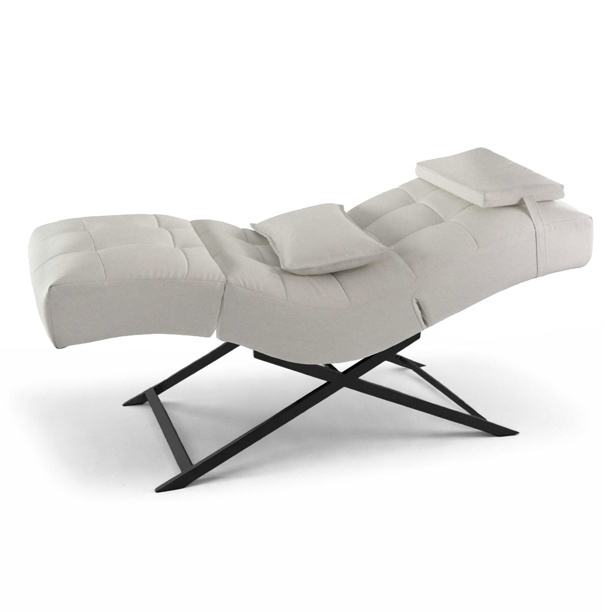 Kosmetikliege | Behandlungsliege Premium | Weiß Kunstleder