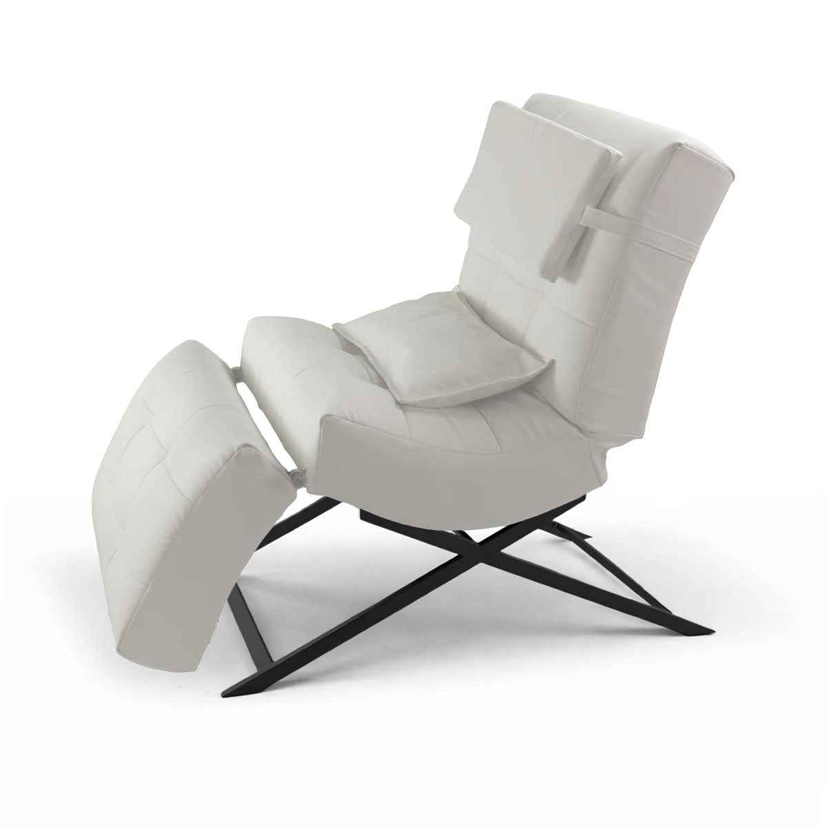 Kosmetikliege | Behandlungsliege Premium | Weiß Kunstleder