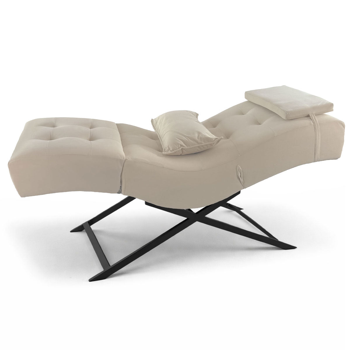 Kosmetikliege | Behandlungsliege Premium | Velours Beige