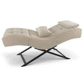 Kosmetikliege | Behandlungsliege Premium | Velours Beige