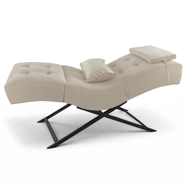 Kosmetikliege | Behandlungsliege Premium | Velours Beige