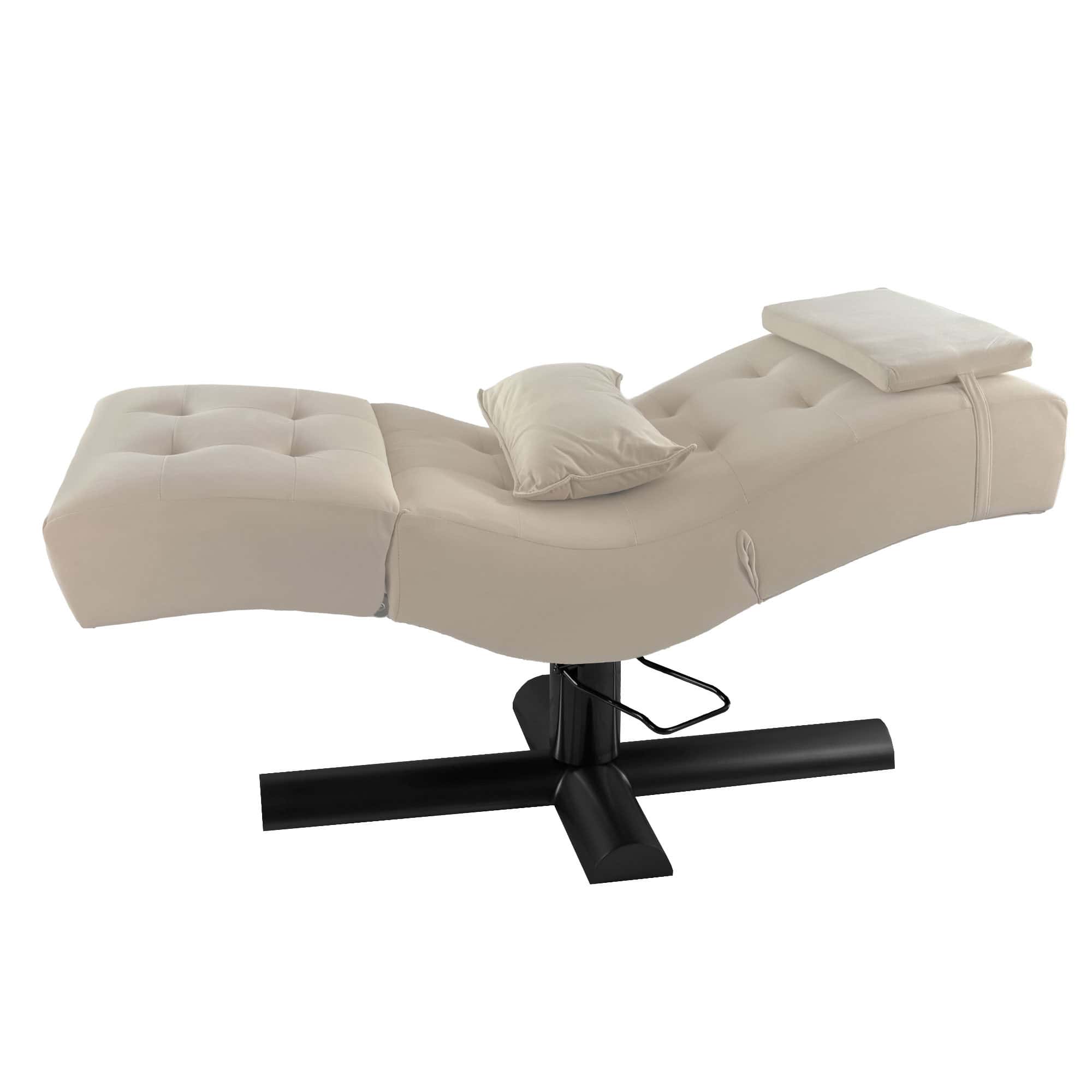 kosmetikliege_verstellbar_velours_beige_lashbed_2