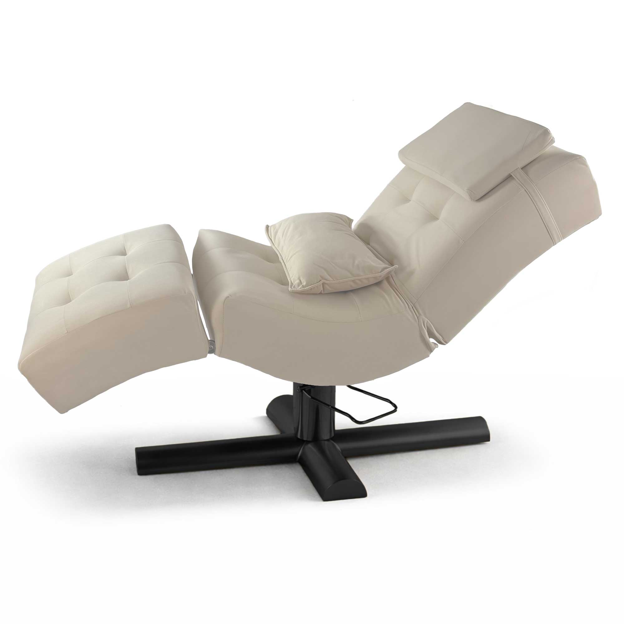 Kosmetikliege | Behandlungsliege Deluxe | Höhenverstellbar | Beige Velours