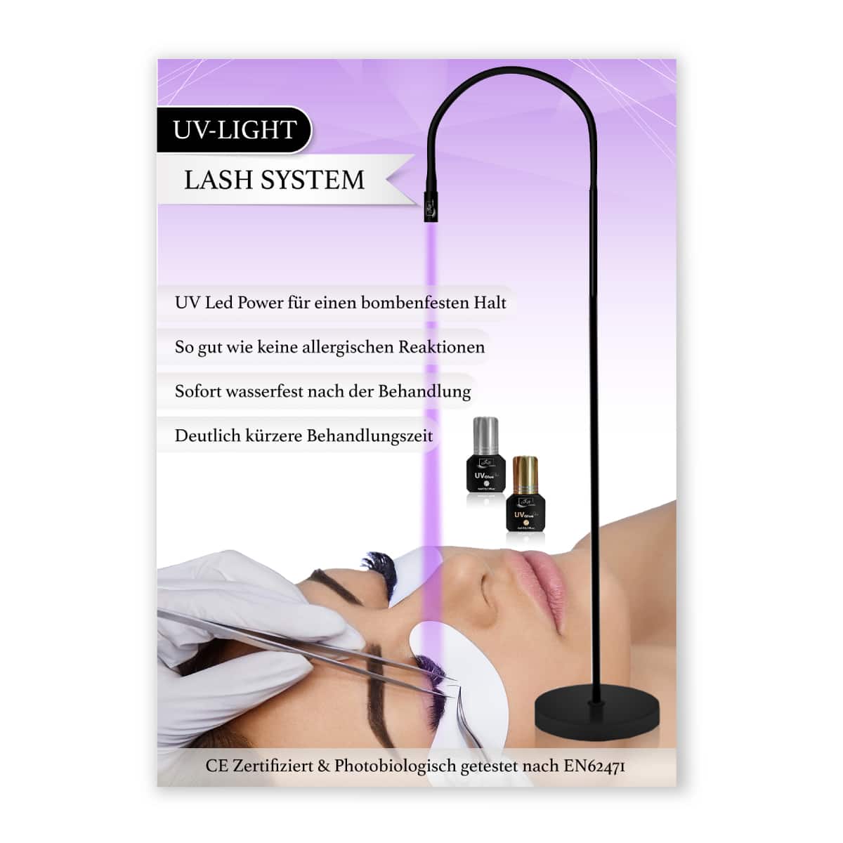 Din A4 Kunstdruck Wimpernverlängerung – Typografie Poster Für Beauty Salon, Geschenk Für Stylistinnen