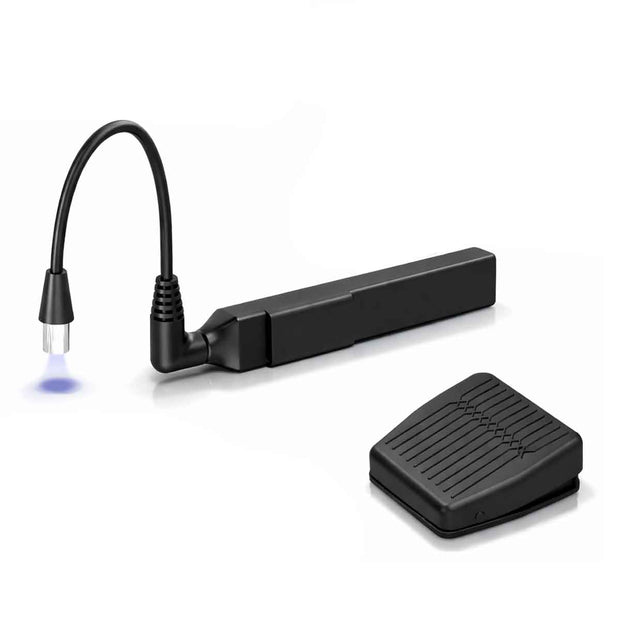 Lampe UV pour extension de cils avec pince à épiler et pédale sans fil