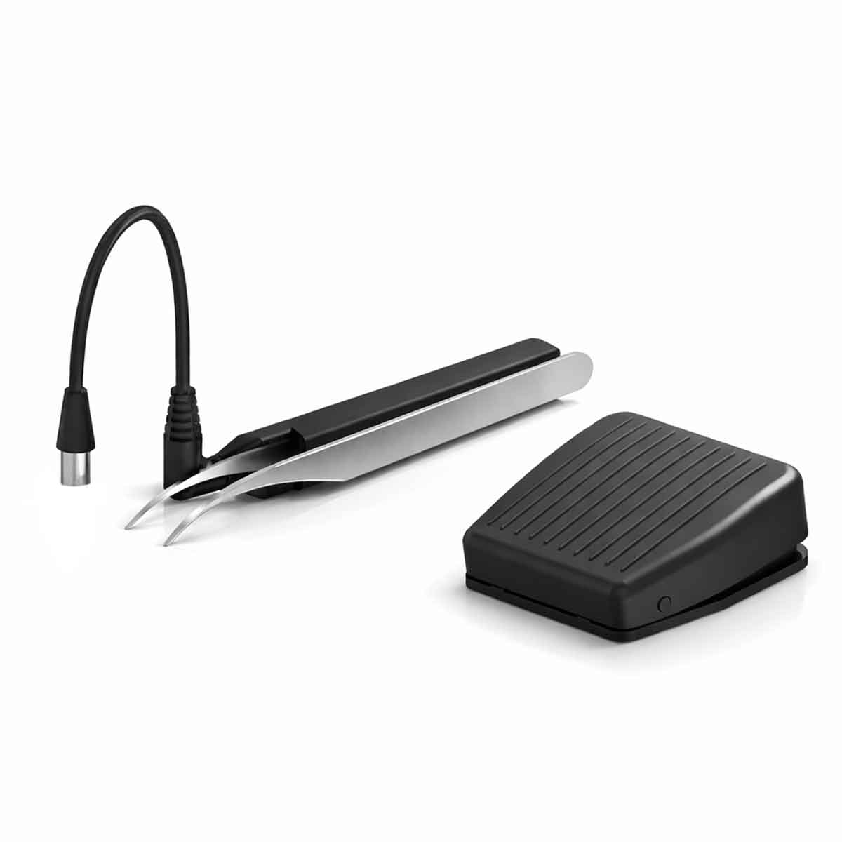 Lampe UV pour extension de cils avec pince à épiler et pédale sans fil