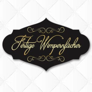 Fertige Wimpernfächer
