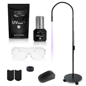 Système UV Extension de cils | Kit Premium | Lampe noire