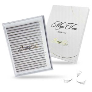 Glue-Free | Mega Fans | 4D | 0.07 lash fans | 600 pieces | Sharp Base | Deep Black