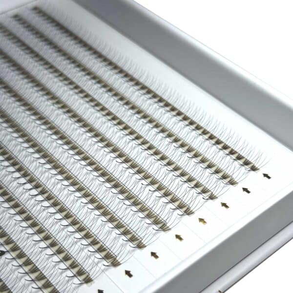 Glue-Free | Mega Fans | 4D | 0.07 lash fans | 600 pieces | Sharp Base | Deep Black - Image 2