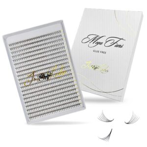 Glue-Free | Mega Fans | 6D | 0.07 lash fans | 600 pieces | Sharp Base | Deep Black