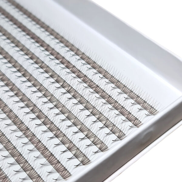 Glue-Free | Mega Fans | 6D | 0.07 lash fans | 600 pieces | Sharp Base | Deep Black - Image 2