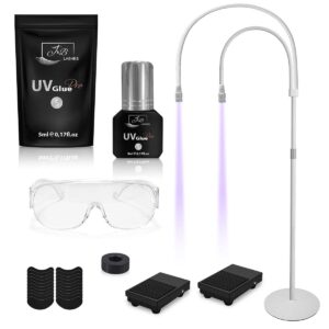 Système UV Extension de cils | Kit Double Head | Lampe blanche